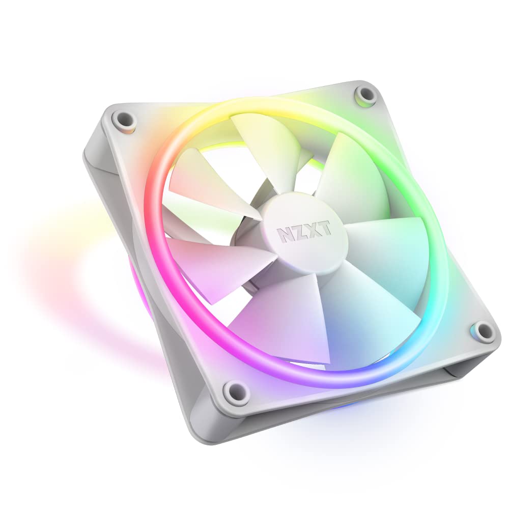 NZXT F120RGB Duo - 120mm Dual-Sided RGB Fan - Single Pack (White)