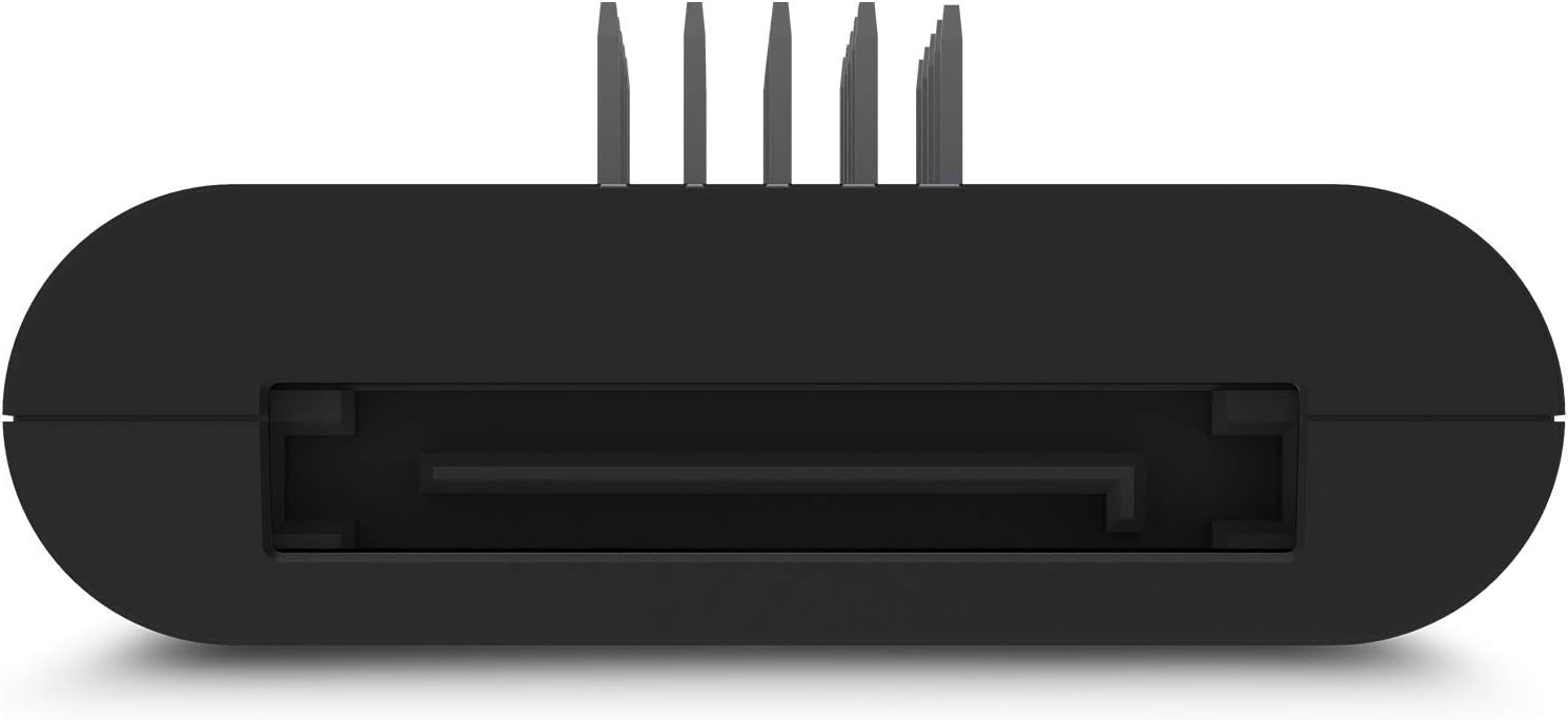 NZXT Internal USB Hub 3 - AC-IUSBH-M3 - 4 Internal USB 2.0 Ports - 3M Dual Lock Tapes - Magnetic Body - Plug and Play