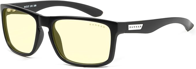 GUNNAR - Premium Premium Gaming and Computer Glasses - Blocks 65% - 98% Blue Light - Intercept