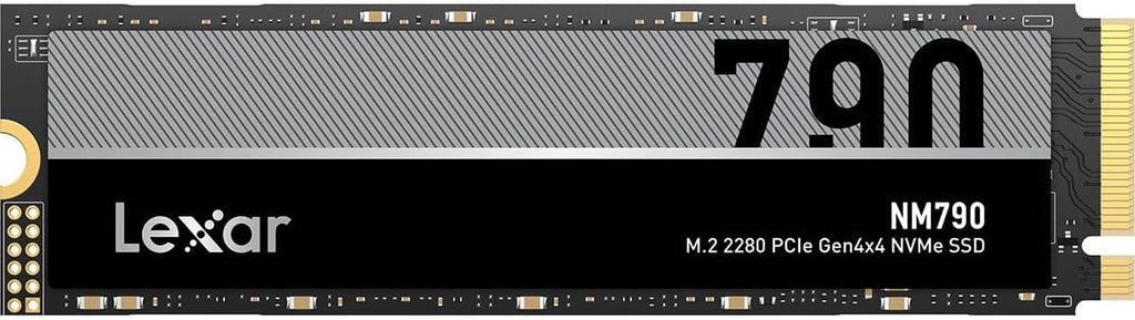 Lexar 4TB NM790 SSD PCIe Gen4 NVMe M.2 2280 Internal Solid State Drive, Up to 7400/6500 MB/s Read/Write, Compatible with PS5, for Gamers and Creators, Black (LNM790X004T-RNNNU)