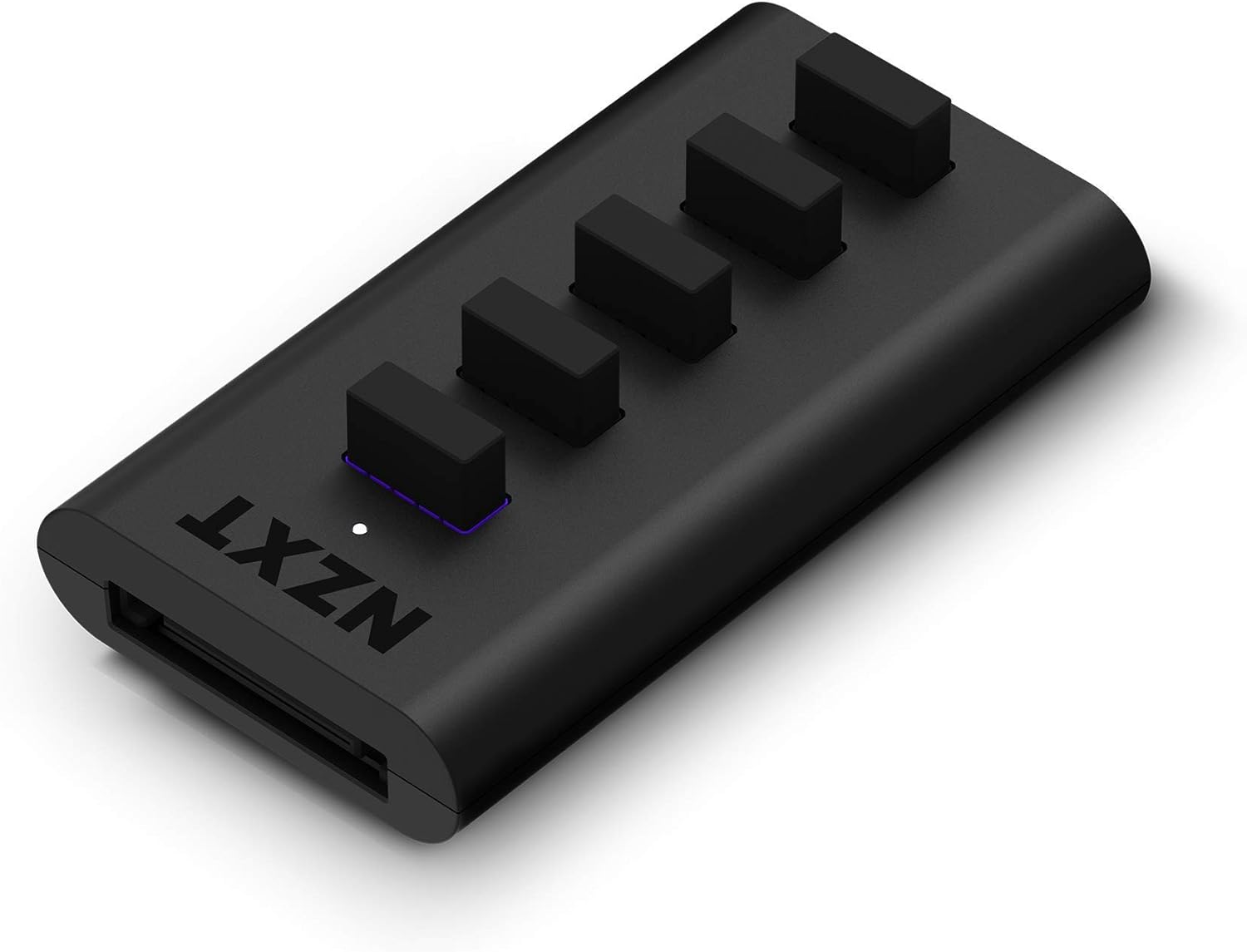 NZXT Internal USB Hub 3 - AC-IUSBH-M3 - 4 Internal USB 2.0 Ports - 3M Dual Lock Tapes - Magnetic Body - Plug and Play