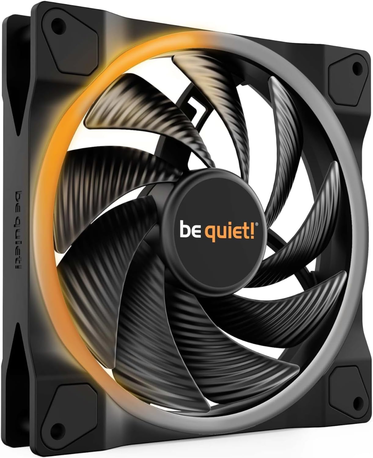 be quiet! Light Wings 140mm PWM High Speed Low Noise Premium ARGB Cooling Fan | 4-Pin | Ideal for Radiators and Heat Sinks | Black | BL075